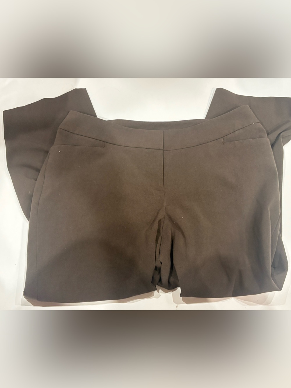 Lane Bryant Brown High-Waist Tailored trousers